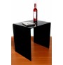 Tavolino plexiglass nero lucido tavolino moderno tavolino effetto vetro 10
