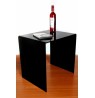 Tavolino plexiglass nero lucido tavolino moderno tavolino effetto vetro 10