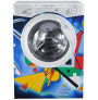 Adesivo lavatrice stickers lavatrice rivestimento lavatrice pellicole per lavatrice 08