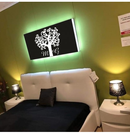 Capezzale moderno albero della vita capezzale luminoso quadro moderno quadro luminoso capezzale plexiglass
