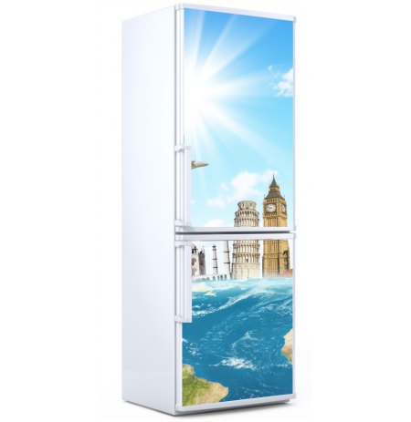 Adesivo frigorifero stickers frigo rivestimento frigorifero pellicole per frigorifero 85