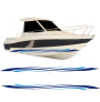 Adesivi barche adesivi imbarcazioni adesivi yacht adesivi motoscafi stickers barche fasce adesive barche 34